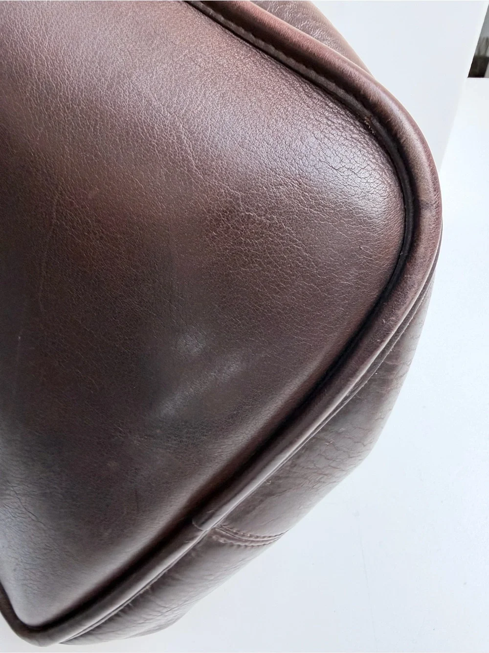 Vintage Coach 9790 City Leather Bag Crossbody Chocolate Brown